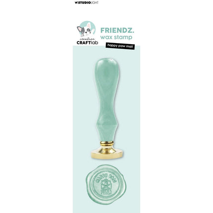 CCL Wax Stamp with handle Happy paw mail Friendz nr.26