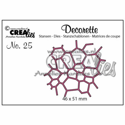 Crealies Decorette snijmal no,25 mozaiek