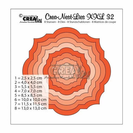 Crea-Nest-Lies XXL snijmal no,32