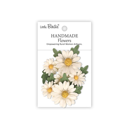 Handgemaakte Bloemen Anya - Ivory Pearl 6pc
