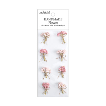 Handgemaakte Bloemen Bouquet - Pink Passion 8pc