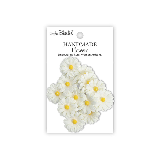 Handgemaakte Bloemen Della - Ivory Pearl 12pc