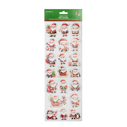 Peel-Off Foil Sticker - Gifts from Santa ca. 13.75 x 5in 1 vel