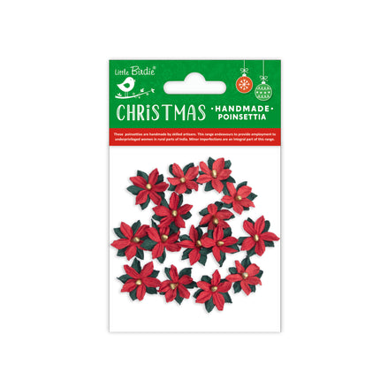 Handgemaakte Kerstster Bloem - Felix, 15pc