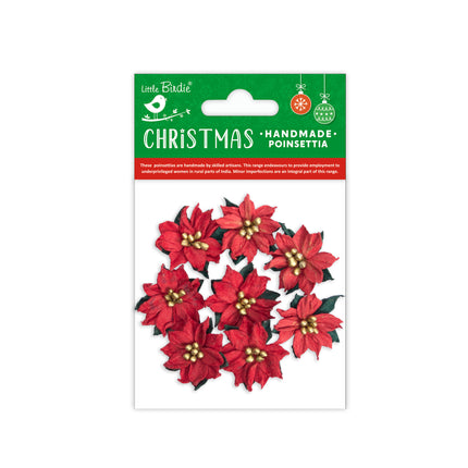 Handgemaakte Kerstster Bloem- 8pc