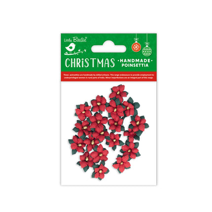 Handgemaakte Kerstster Bloem - Jace, 20pc