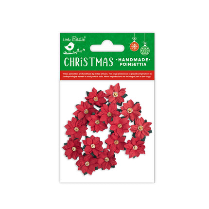 Handgemaakte Kerstster Bloem -15pc