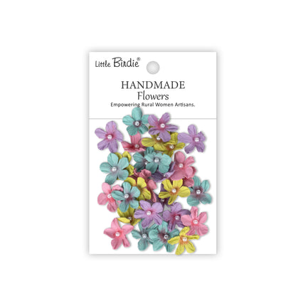 Handgemaakte Bloemen Pearl Petites - Pastel Petals 30pc