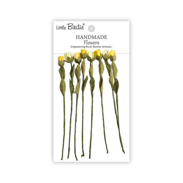 Handgemaakte Bloemen - Lucy, Sunshine 8pc