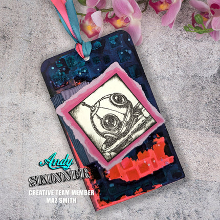 Andy Skinner Pre-Cut Rubber Stamp Botology Wash Your Worries Away (CEASR070)