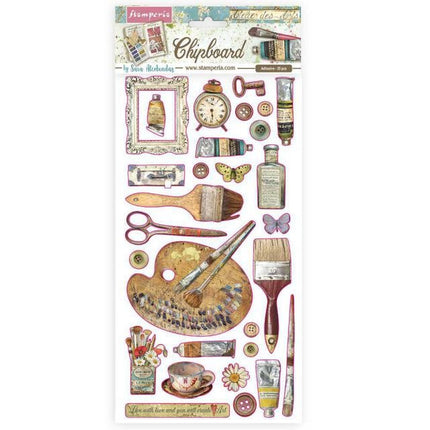 Chipboard cm 15x30 - Atelier decorations