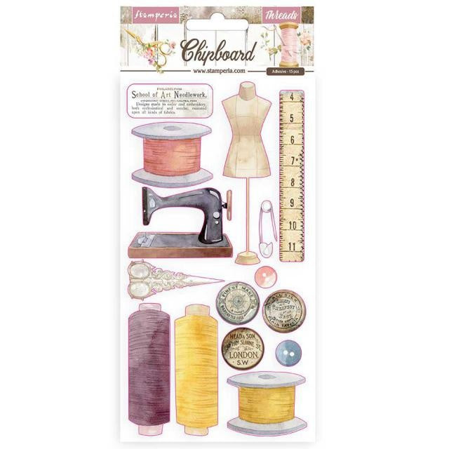 Chipboard cm 15x30 - Threads