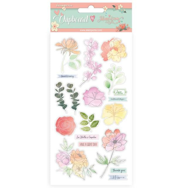 Chipboard cm 15x30 - Celebration