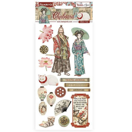 Chipboard cm 15x30 - Sir Vagabond in Japan