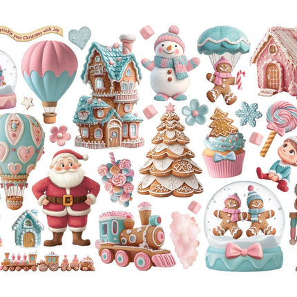 Ephemera  - Candy Christmas