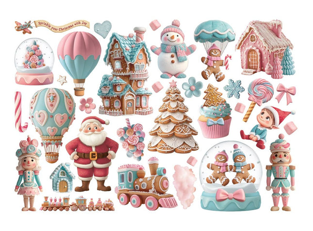 Ephemera  - Candy Christmas