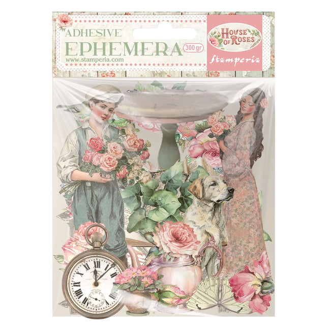 Printed Decorative Ephemera for Art and Craft - House of Roses