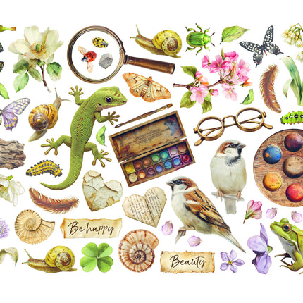Printed Decorative Ephemera for Art and Craft - All Around