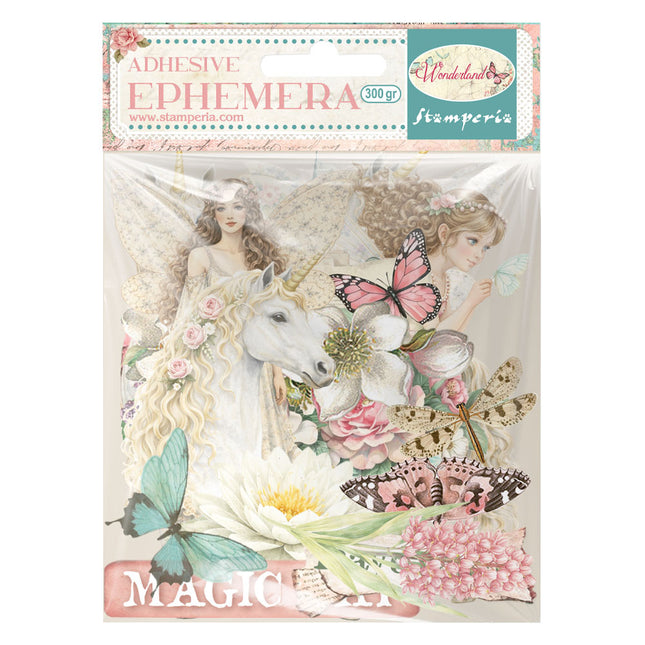 Printed Decorative Ephemera for Art and Craft - Wonderland