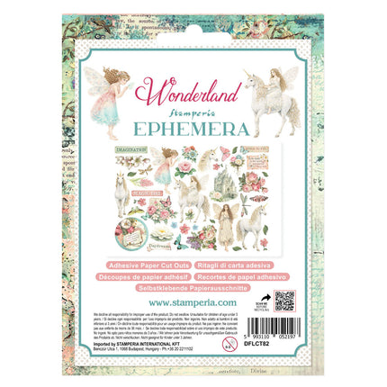 Printed Decorative Ephemera for Art and Craft - Wonderland