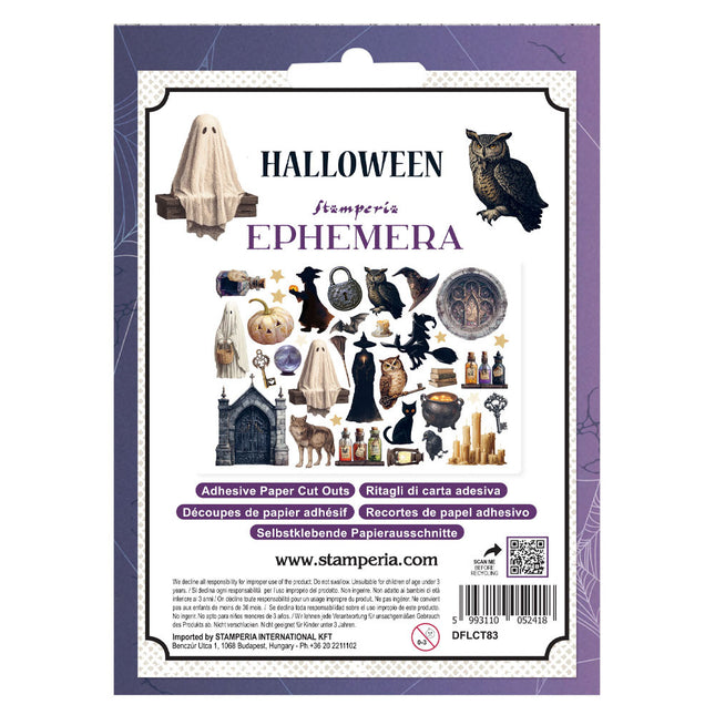 Printed Decorative Ephemera for Art and Craft - Halloween
