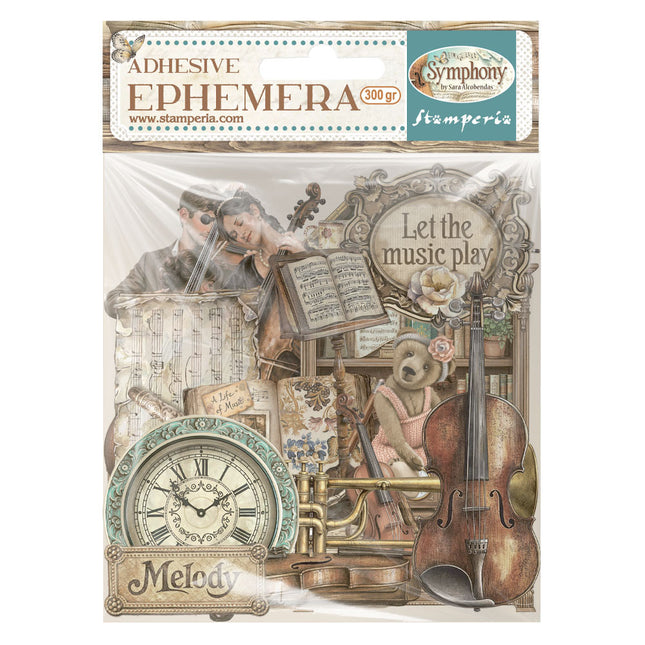 Printed Decorative Ephemera for Art and Craft - Symphony