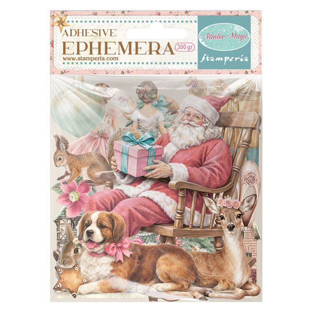 Printed Decorative Ephemera for Art and Craft - Winter Magic
