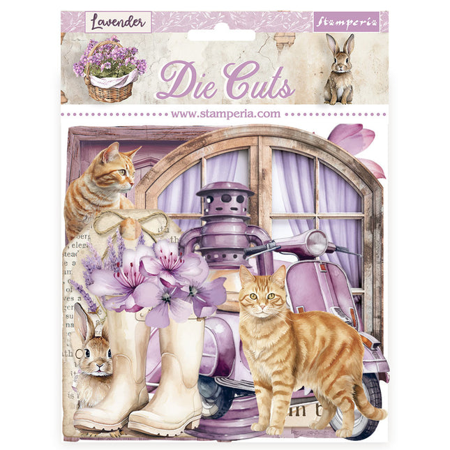 Die cuts assorted - Lavender