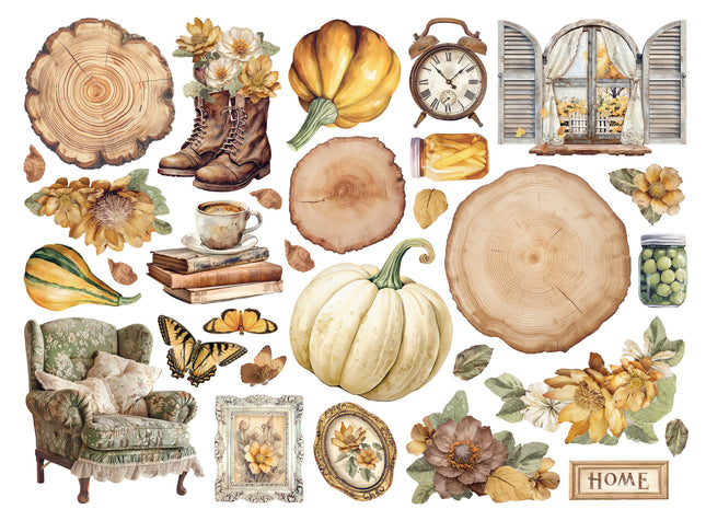 Die cuts assorted - Golden Harmony