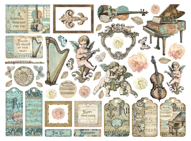 Die cuts assorted - Music