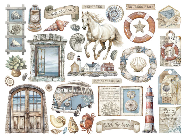 Die cuts assorted - Silent Sea