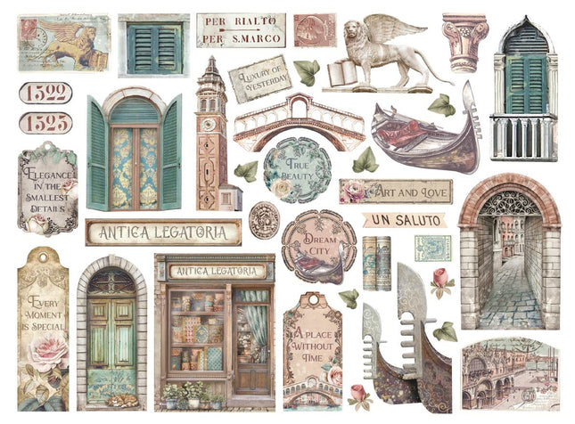 Die cuts assorted - Venice City of Art