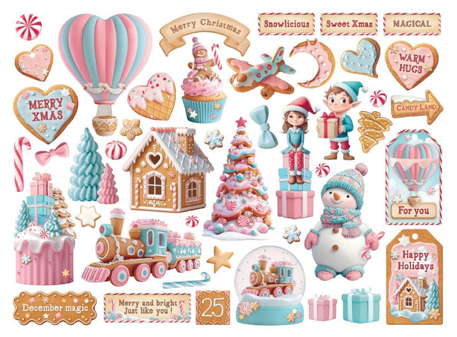 Die cuts assorted - Candy Christmas