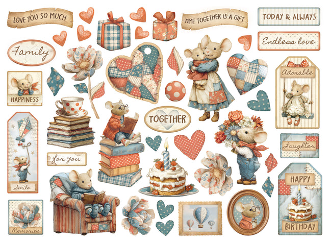 Die cuts assorted -  Family