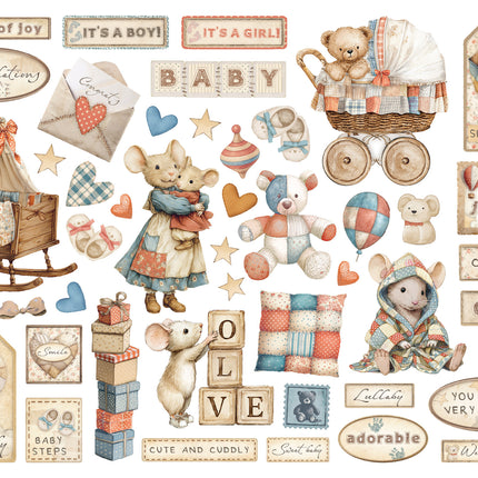 Die cuts assorted - Baby