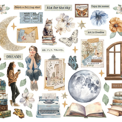 Die cuts assorted - Secret Diary