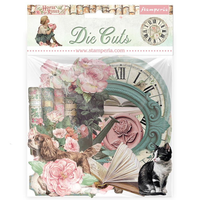 Printed decorative Die cuts for Art and Craft - House of Roses