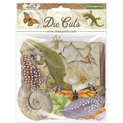 Printed decorative Die cuts for Art and Craft -  All Around