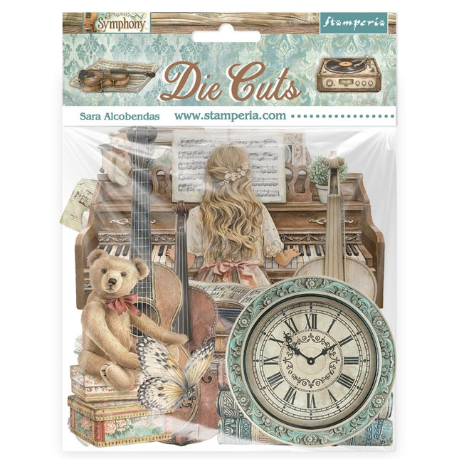 Printed decorative Die cuts for Art and Craft - Symphony