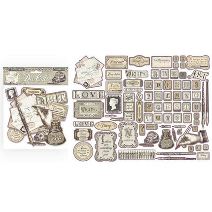 Die cuts assorted - Calligraphy