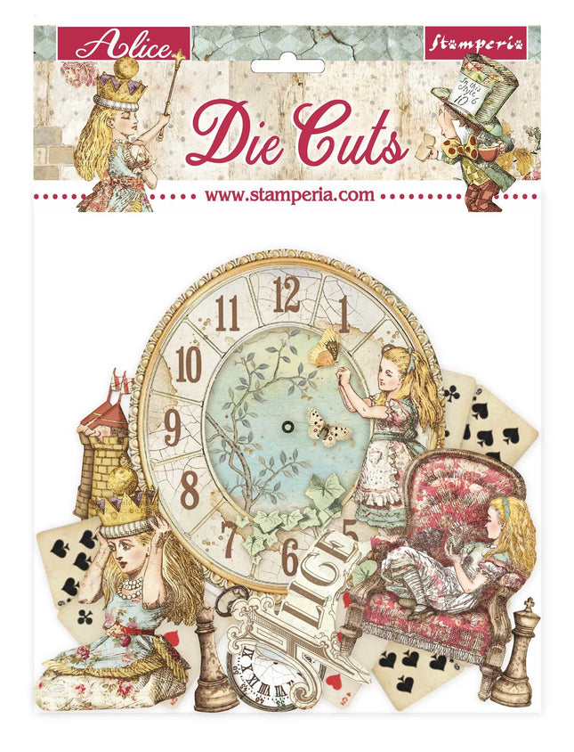 Die cuts assorted - Alice through the looking glass