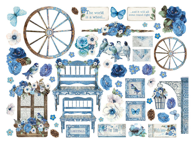 Die cuts assorted - Blue Land