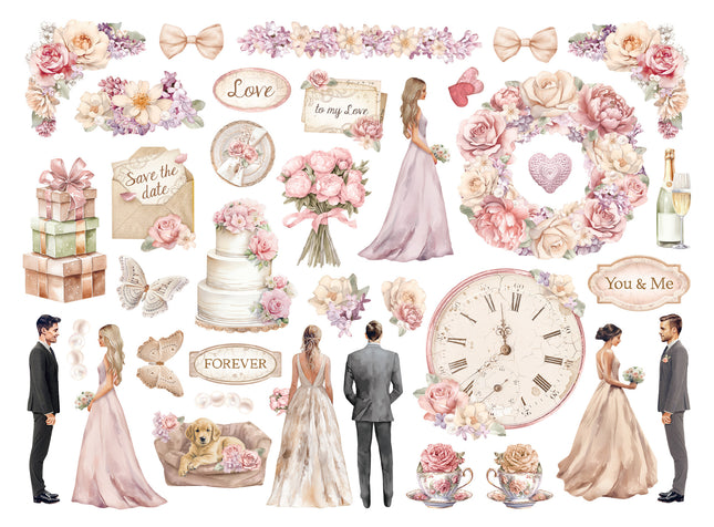 Die cuts assorted - Romance Forever Ceremony Edition