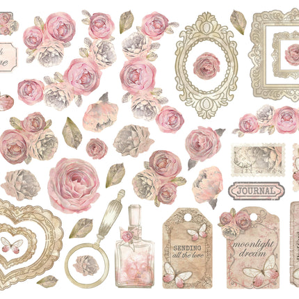 Die cuts assorted - Shabby Rose