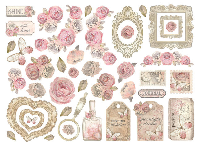 Die cuts assorted - Shabby Rose