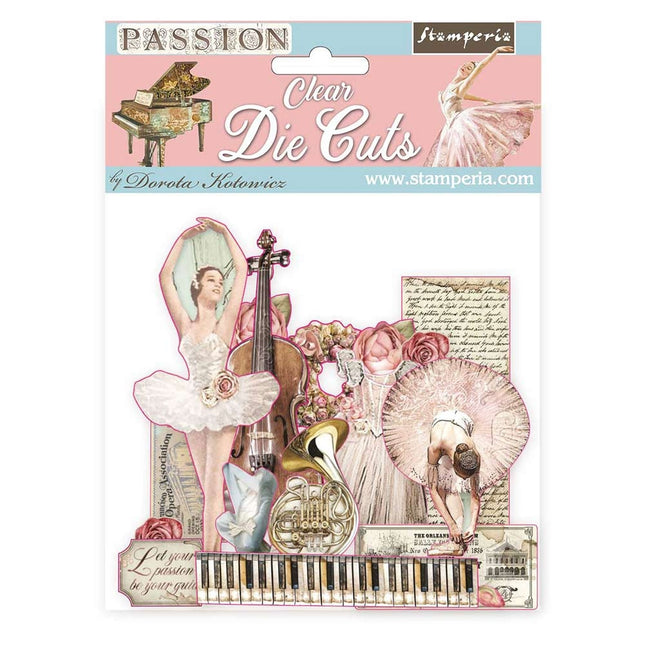 Clear Die cuts - Passion