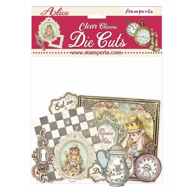 Clear Die cuts - Alice Charms