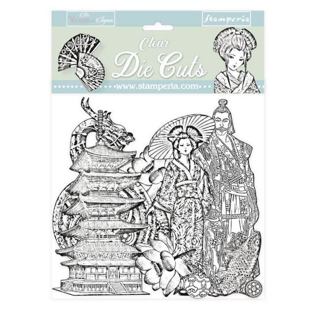 Clear Die cuts - Sir Vagabond in Japan black/white