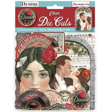 Clear Die cuts - Desire
