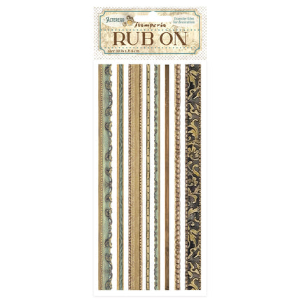 Rub-on cm 10,16x21,6 - Alterego stripes